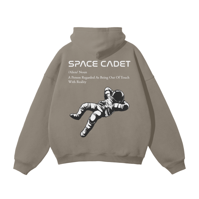 V1 Space Cadet Hoodie White Print