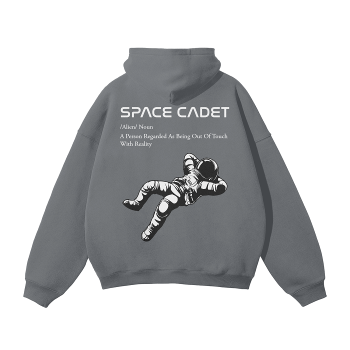 V1 Space Cadet Hoodie White Print
