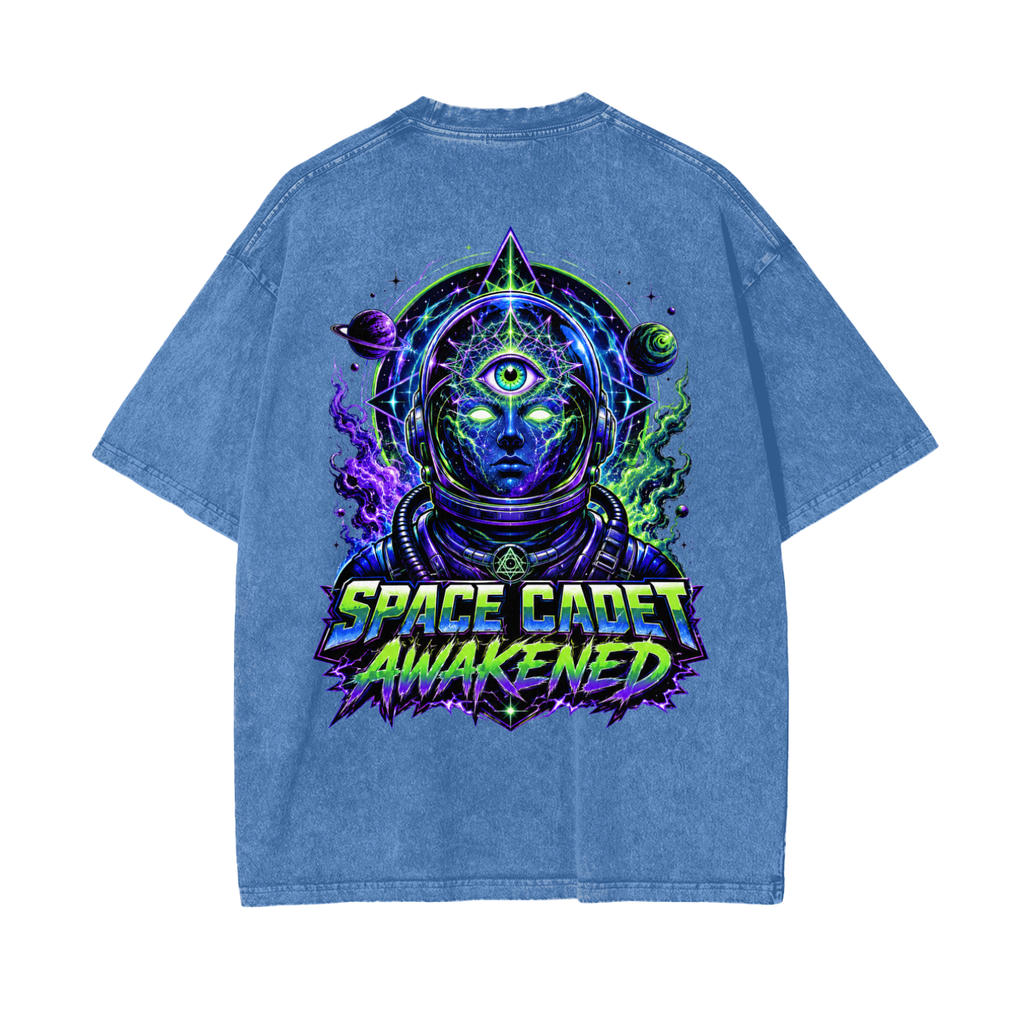 Space Cadet Awakened Snow Washed T-Shirt