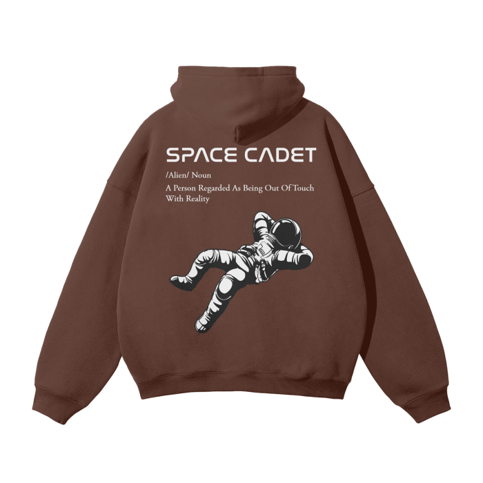V1 Space Cadet Hoodie White Print