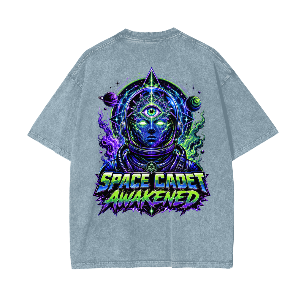 Space Cadet Awakened Snow Washed T-Shirt