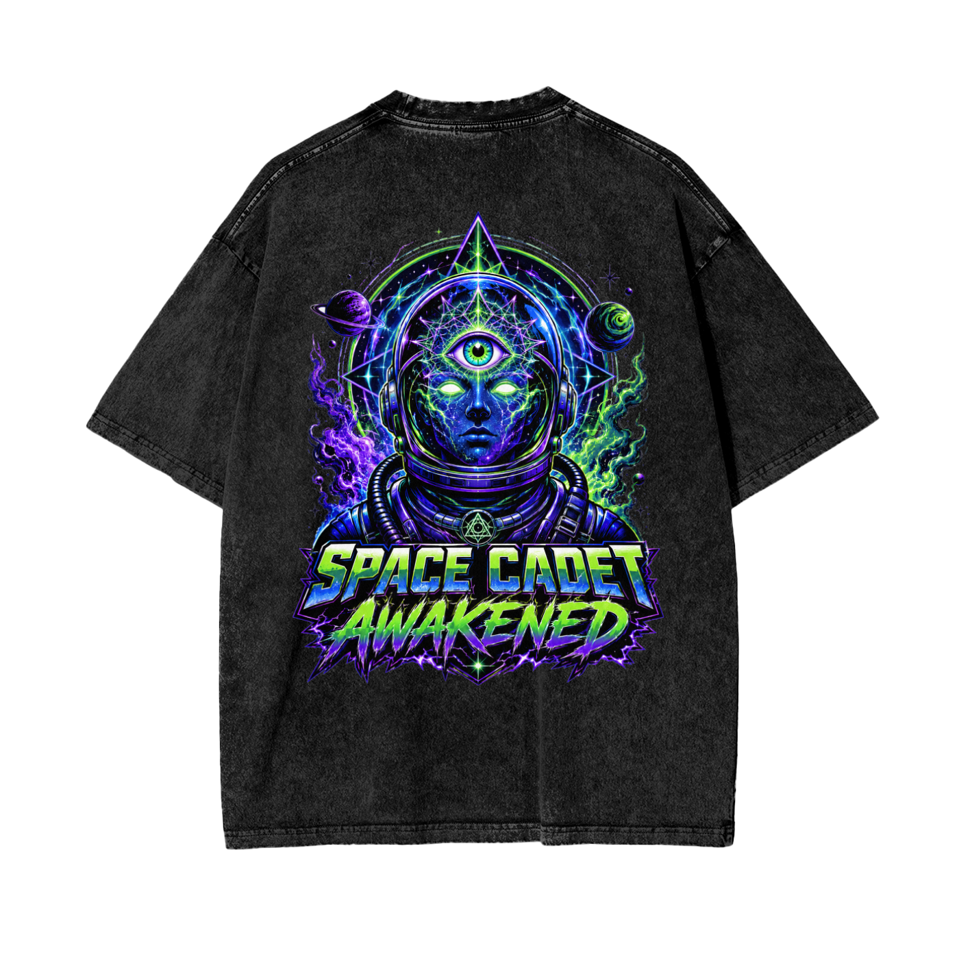 Space Cadet Awakened Snow Washed T-Shirt