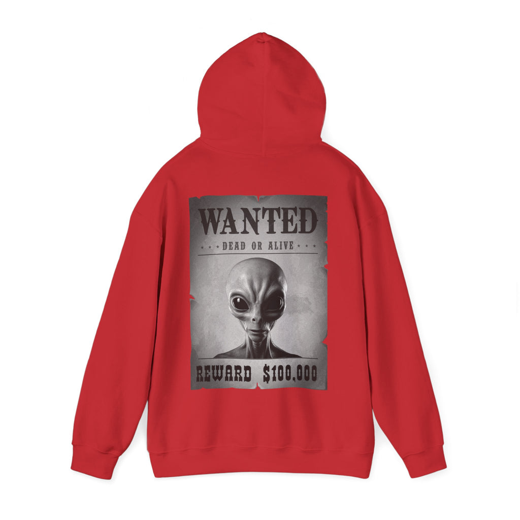Space Cadet Wanted Alien Hoodie