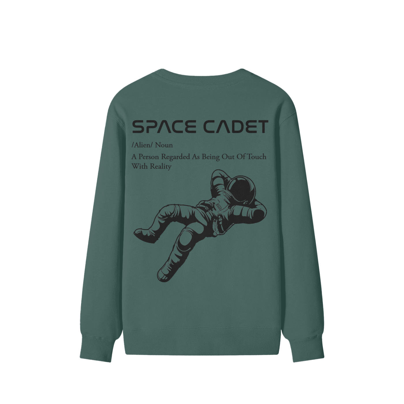 V1 Space Cadet Black Print Sweater