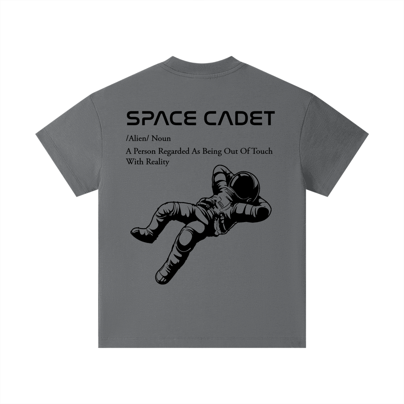V1 Space Cadet Black Print Kids T-Shirt