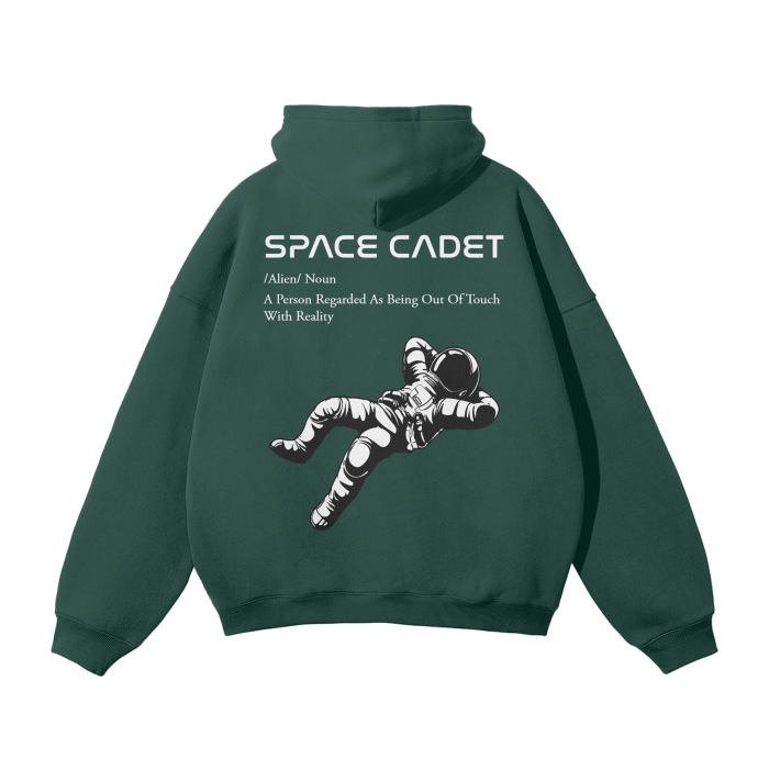 V1 Space Cadet Hoodie White Print