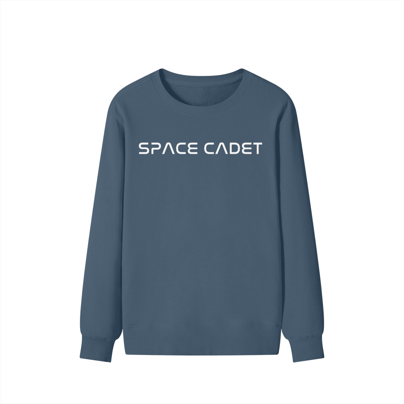 V1 Space Cadet White Print Sweater