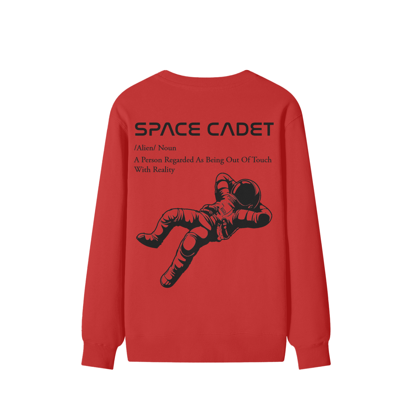 V1 Space Cadet Black Print Sweater