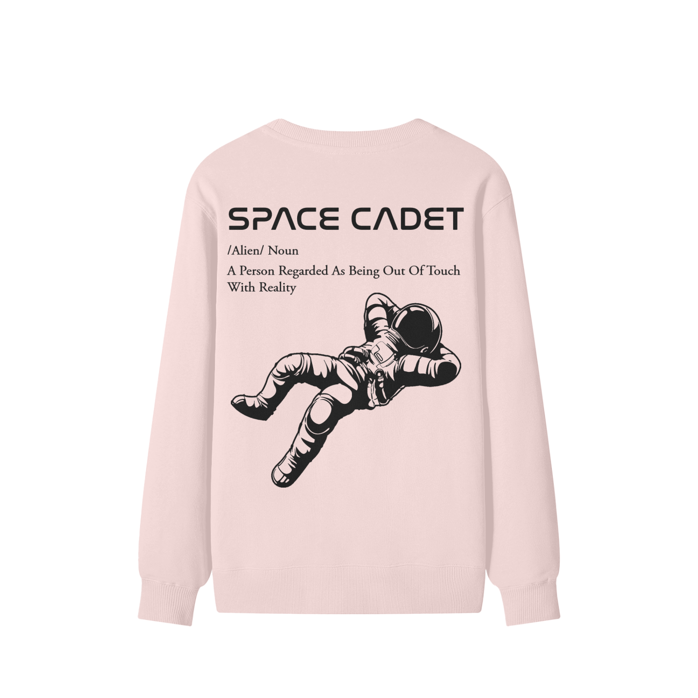 V1 Space Cadet Black Print Sweater