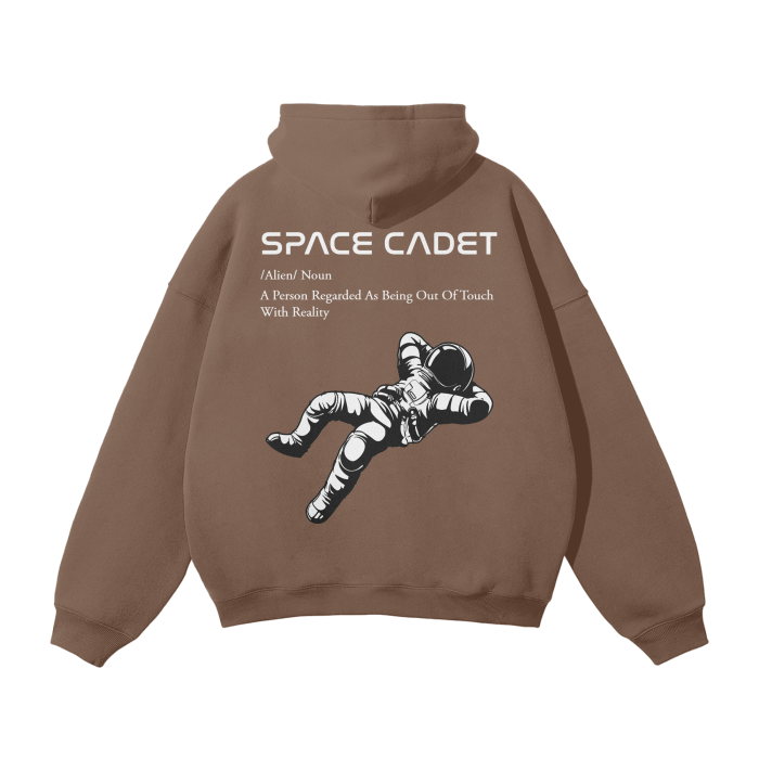 V1 Space Cadet Hoodie White Print