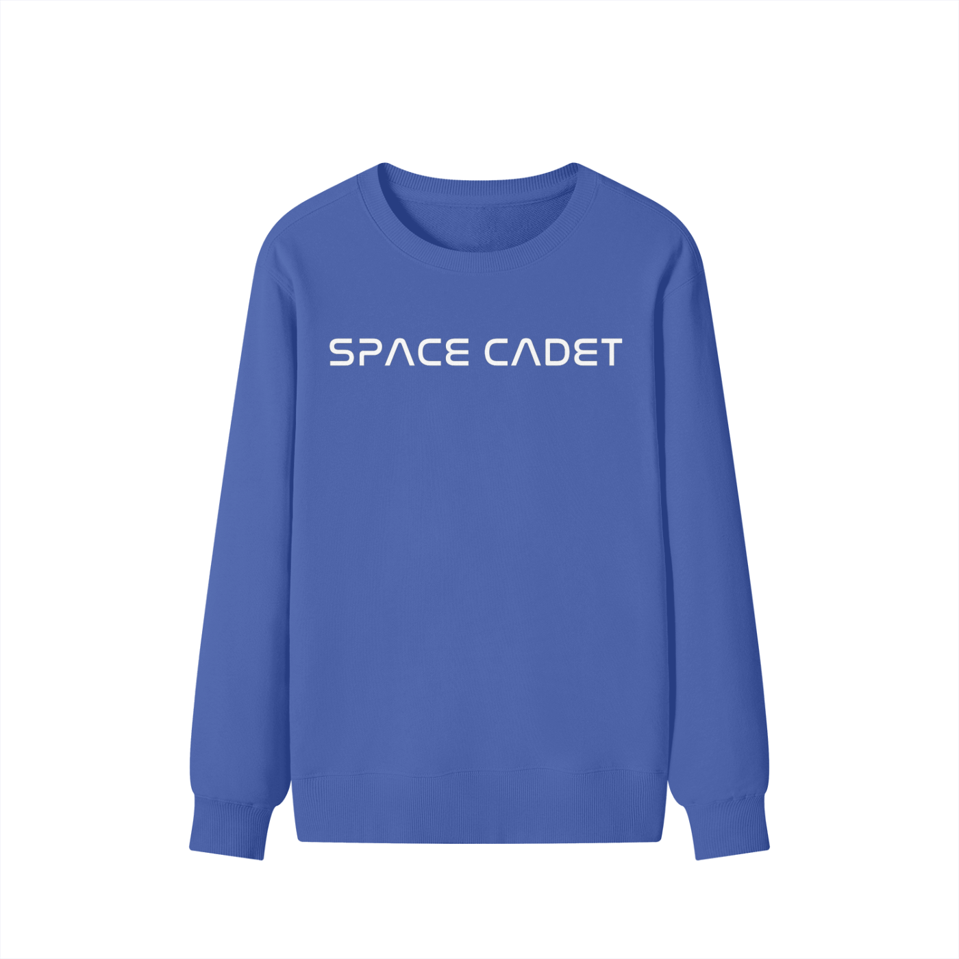V1 Space Cadet White Print Sweater