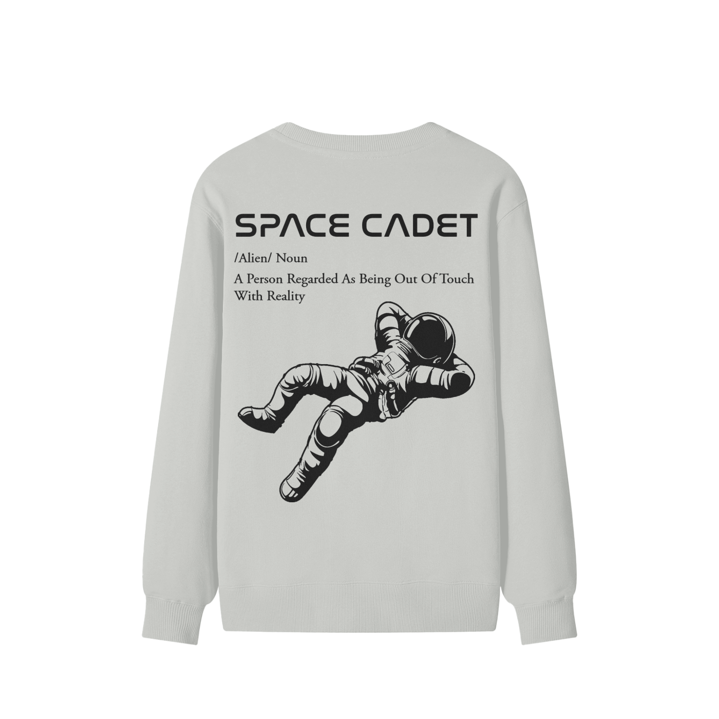 V1 Space Cadet Black Print Sweater
