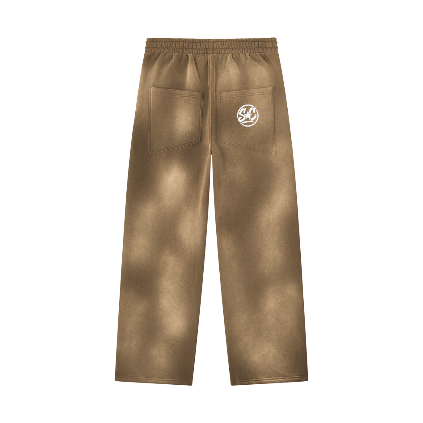 Space Cadet Sun fade Wide Leg Fleece Sweatpants