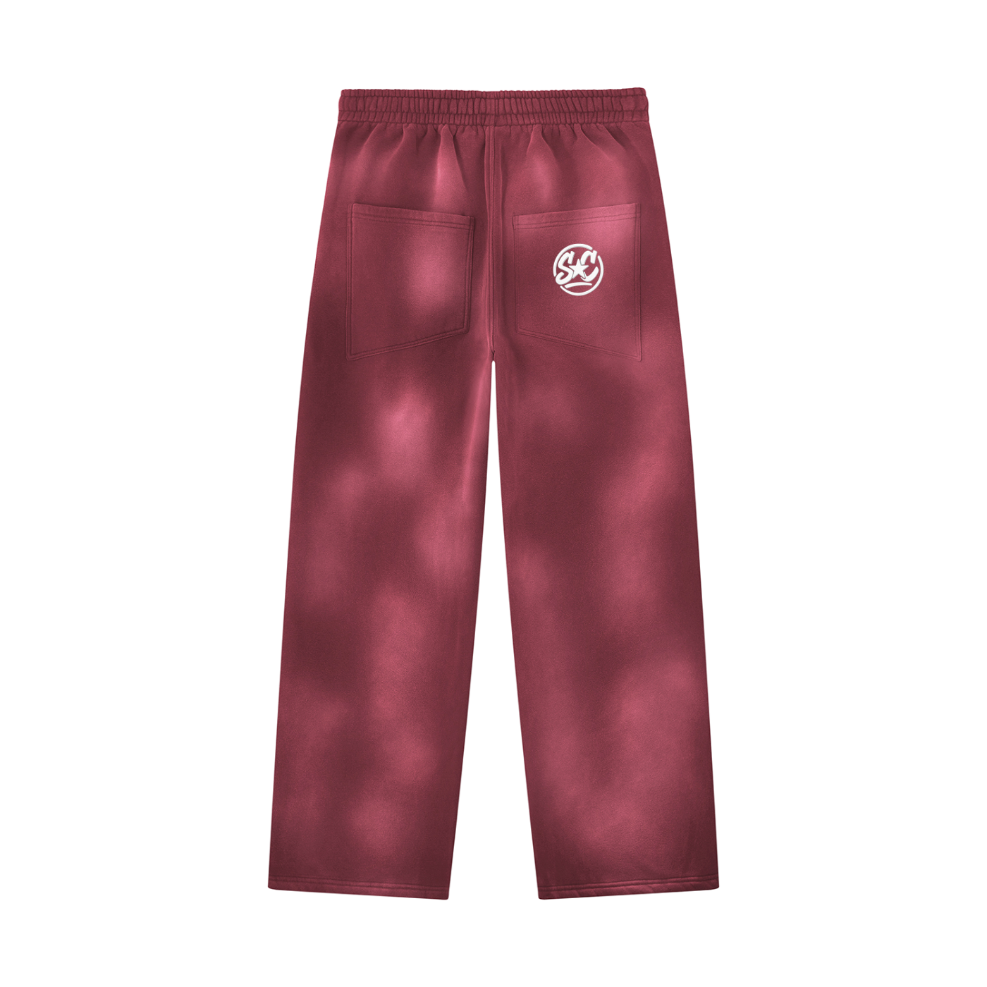 Space Cadet Sun fade Wide Leg Fleece Sweatpants