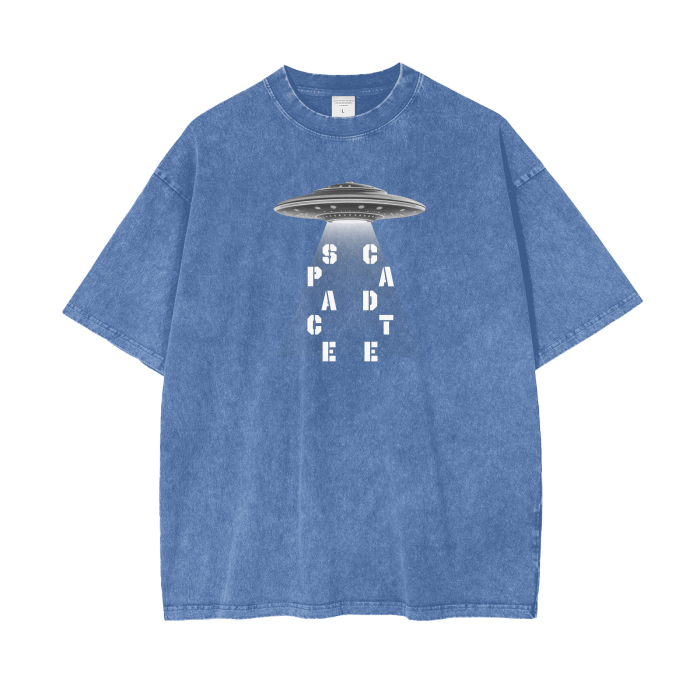V2 Space Cadet Beam Me Up Snow Washed T-Shirt