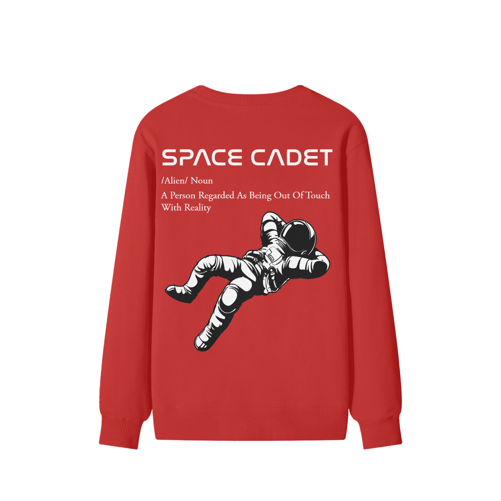 V1 Space Cadet White Print Sweater