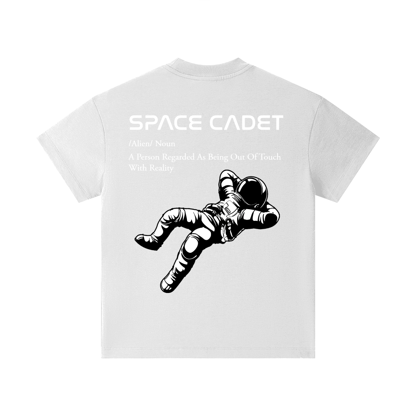 V1 Space Cadet White Print Kids T-Shirt
