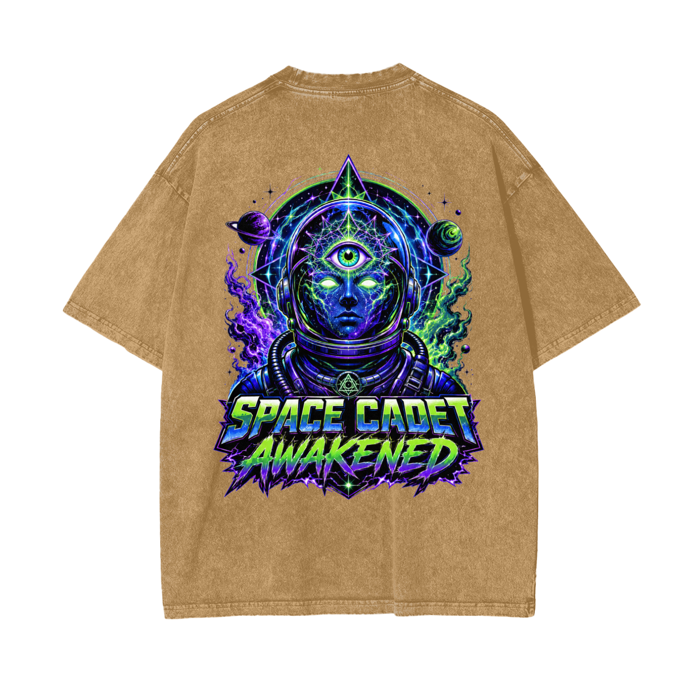 Space Cadet Awakened Snow Washed T-Shirt