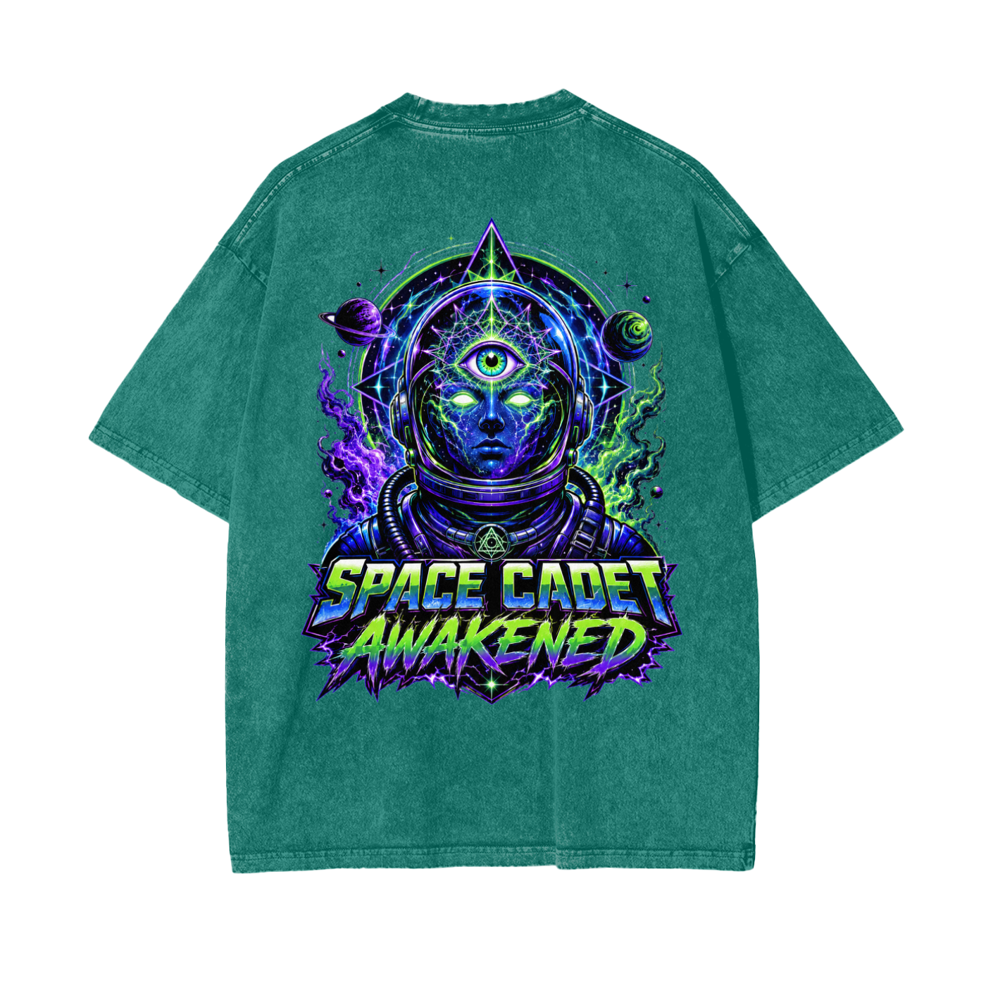 Space Cadet Awakened Snow Washed T-Shirt