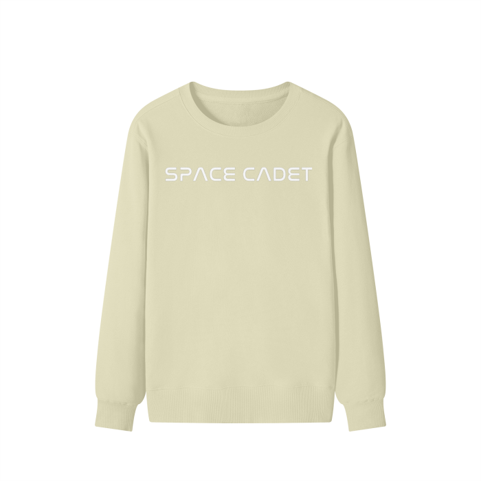 V1 Space Cadet White Print Sweater