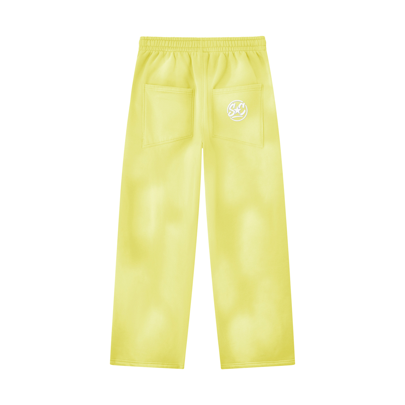 Space Cadet Sun fade Wide Leg Fleece Sweatpants