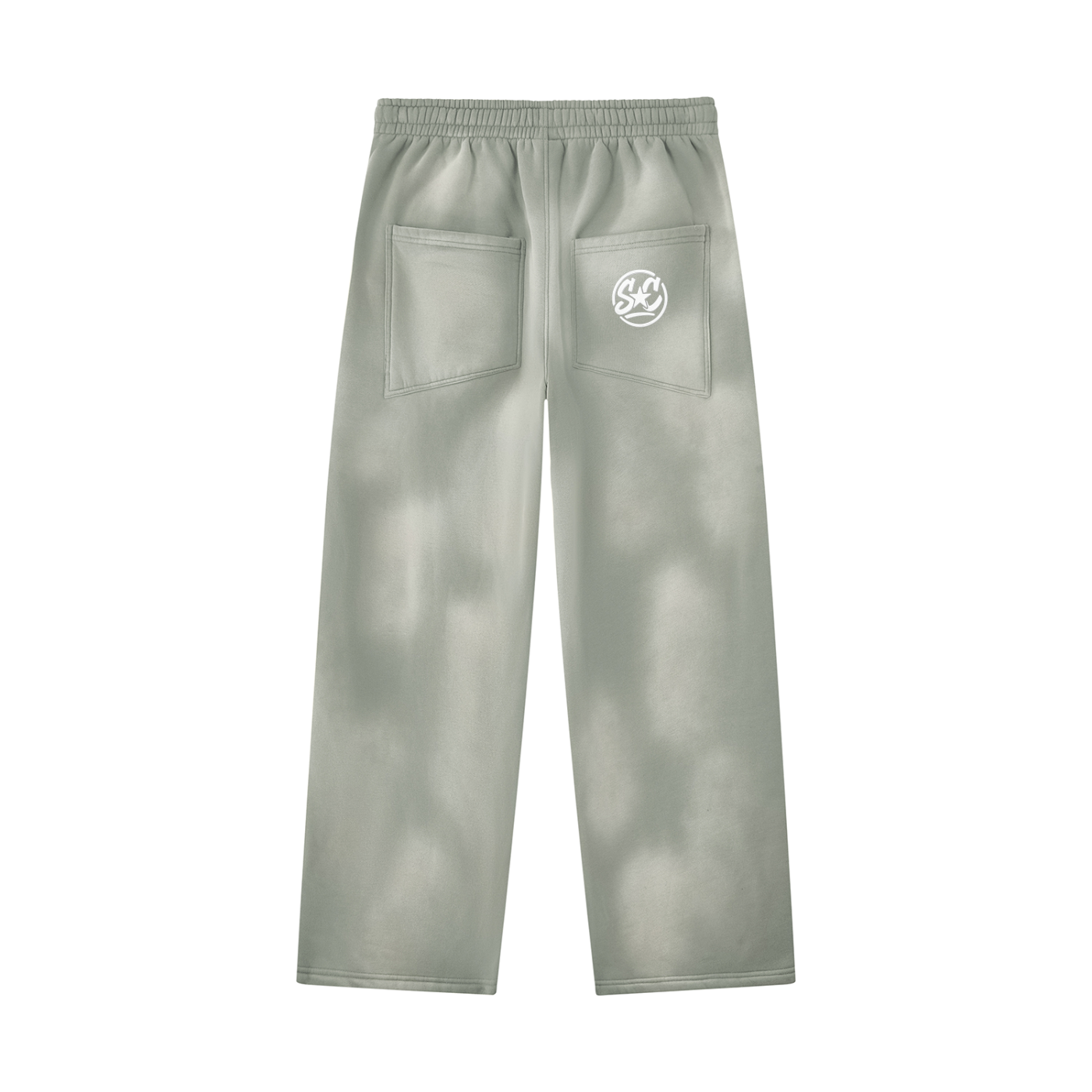 Space Cadet Sun fade Wide Leg Fleece Sweatpants