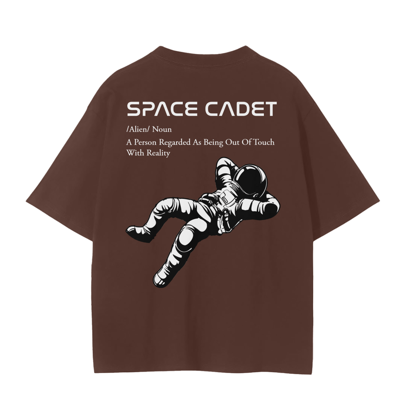 V1 Space Cadet White Print T-Shirt