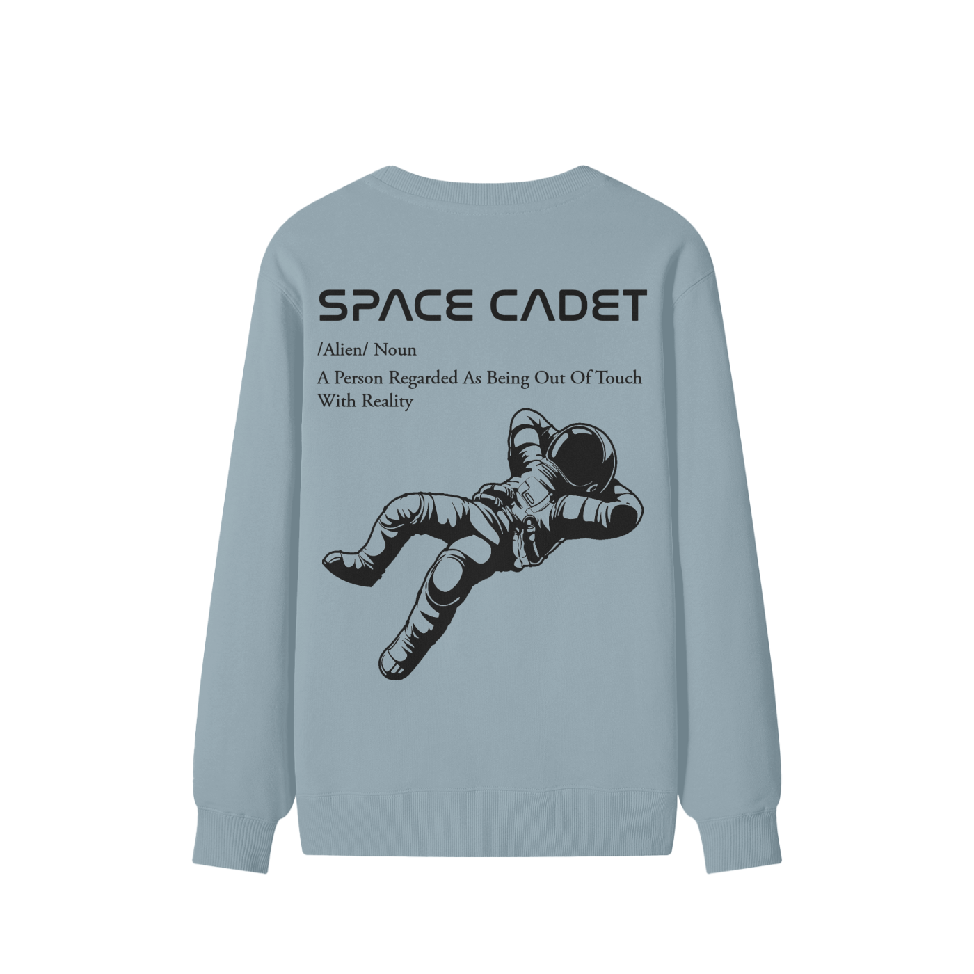 V1 Space Cadet Black Print Sweater
