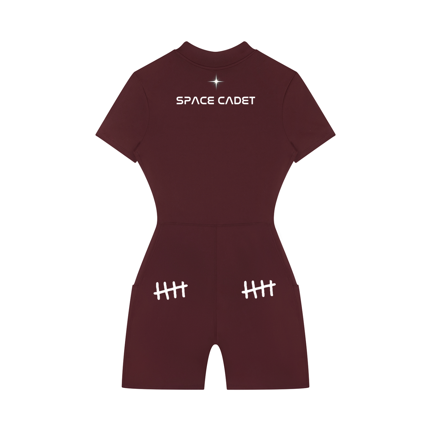Space Cadet Quarter-Zip Short Sleeve Romper