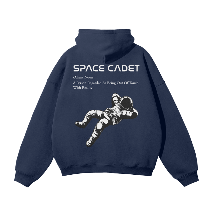 V1 Space Cadet Hoodie White Print
