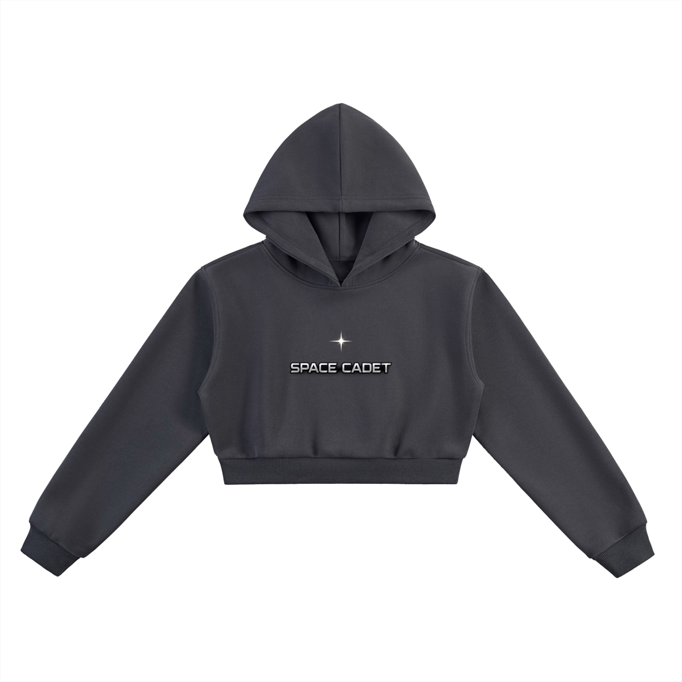 Space Cadet Angel Cropped Hoodie
