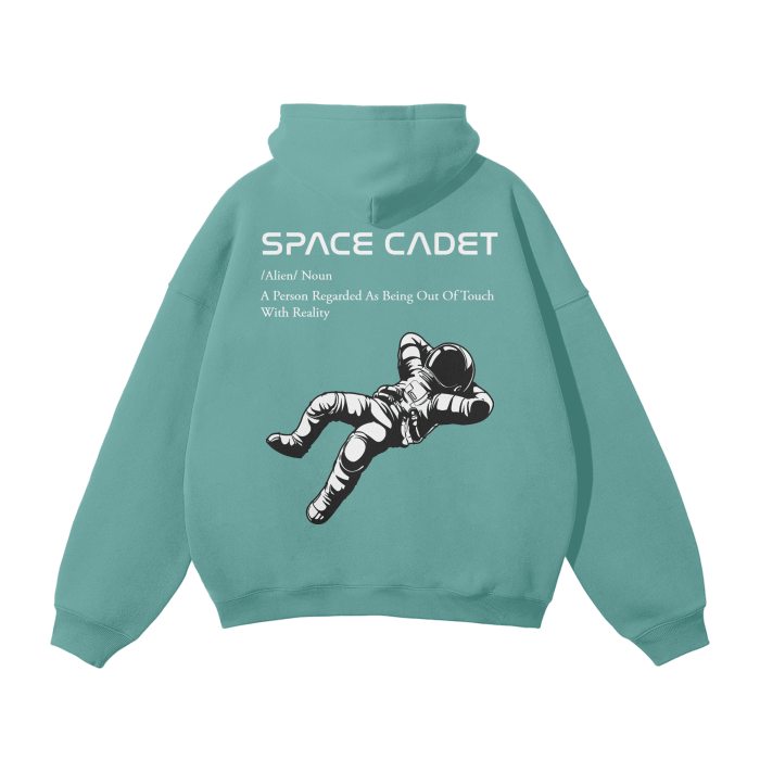 V1 Space Cadet Hoodie White Print