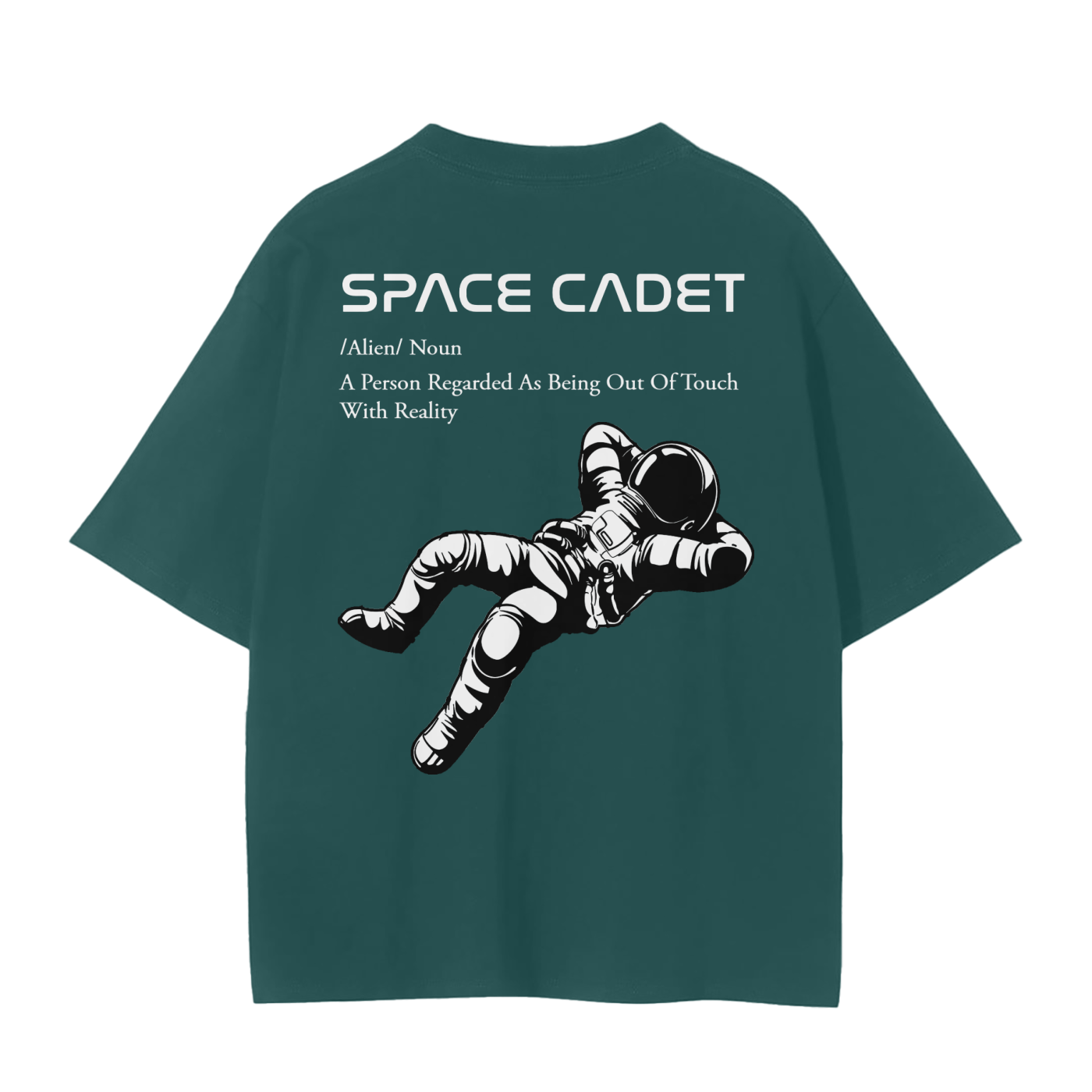 V1 Space Cadet White Print T-Shirt