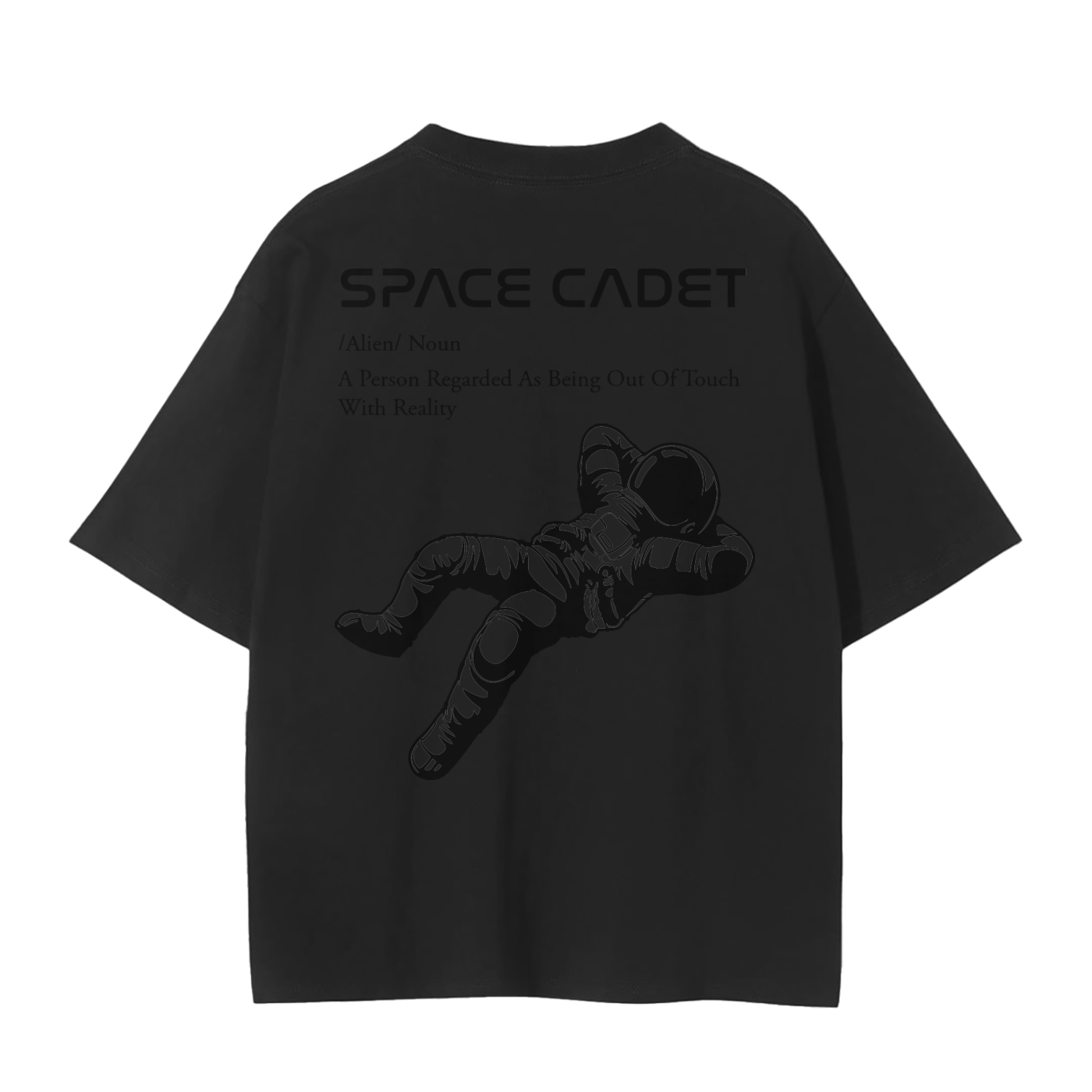 V1 Space Cadet Black Print T-Shirt