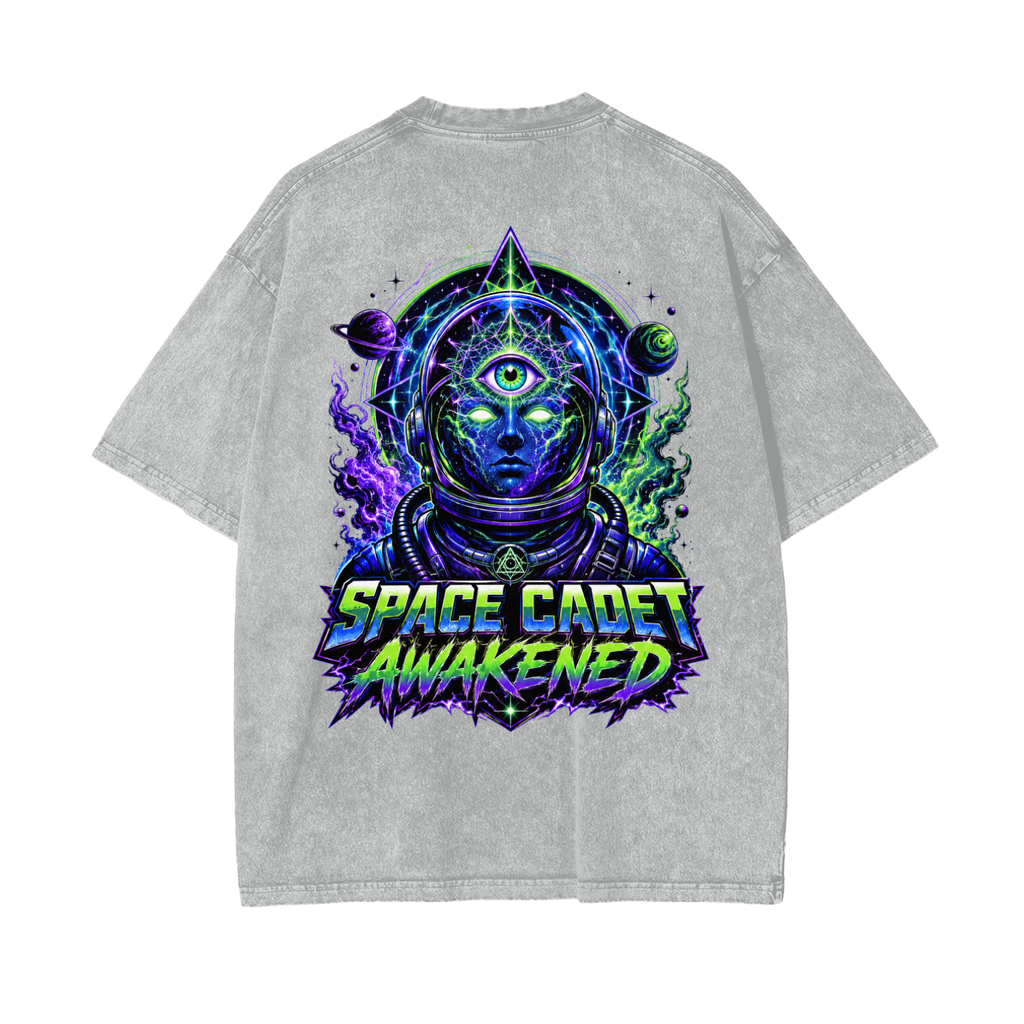 Space Cadet Awakened Snow Washed T-Shirt