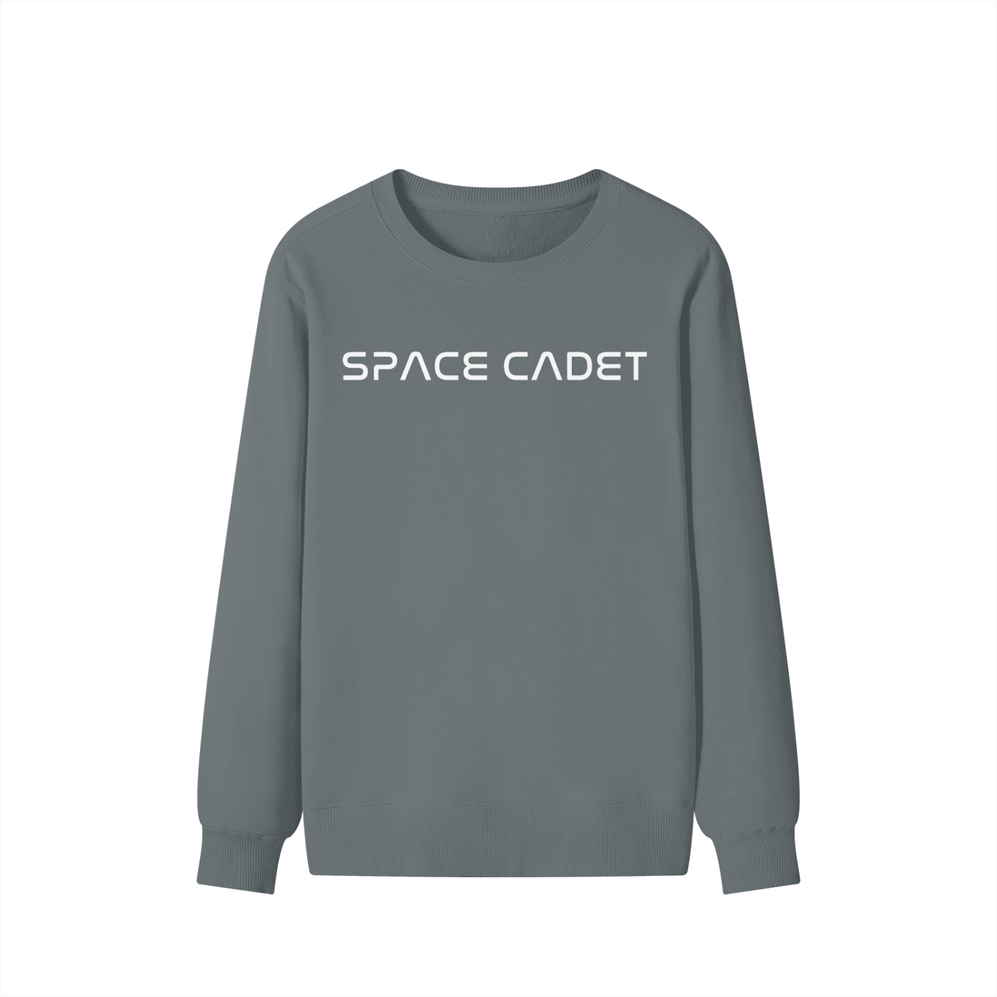 V1 Space Cadet White Print Sweater