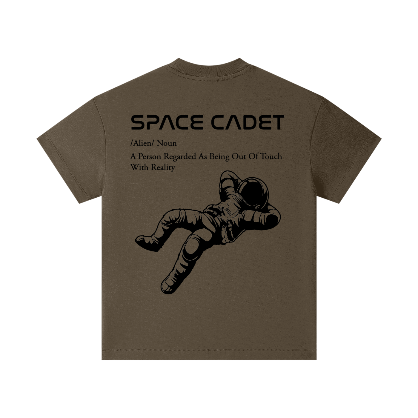V1 Space Cadet Black Print Kids T-Shirt