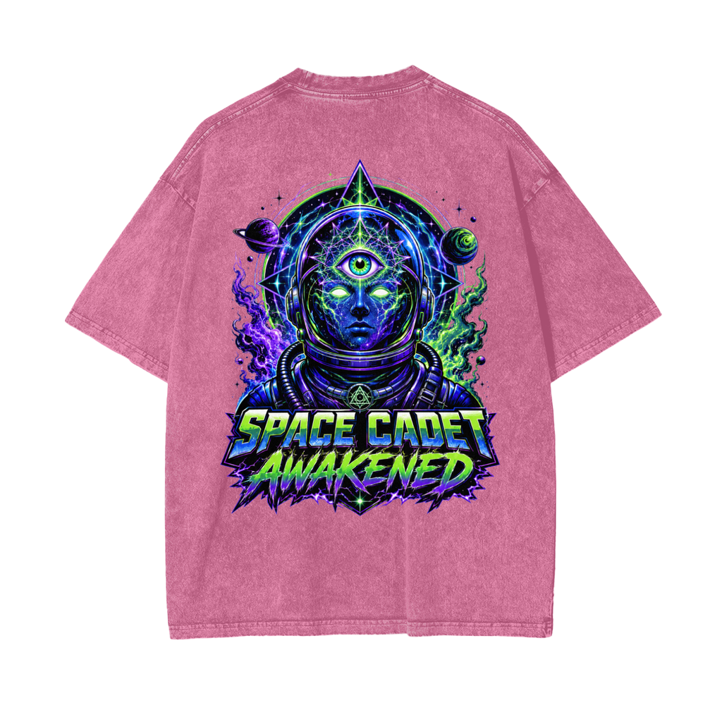 Space Cadet Awakened Snow Washed T-Shirt