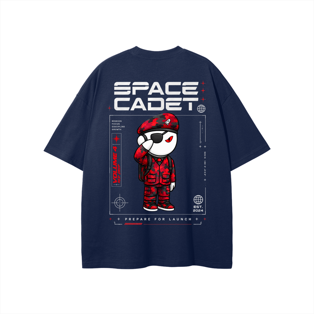 V4 Space Cadet Camo Red