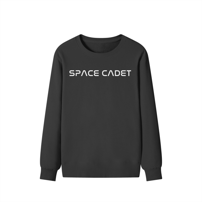 V1 Space Cadet White Print Sweater