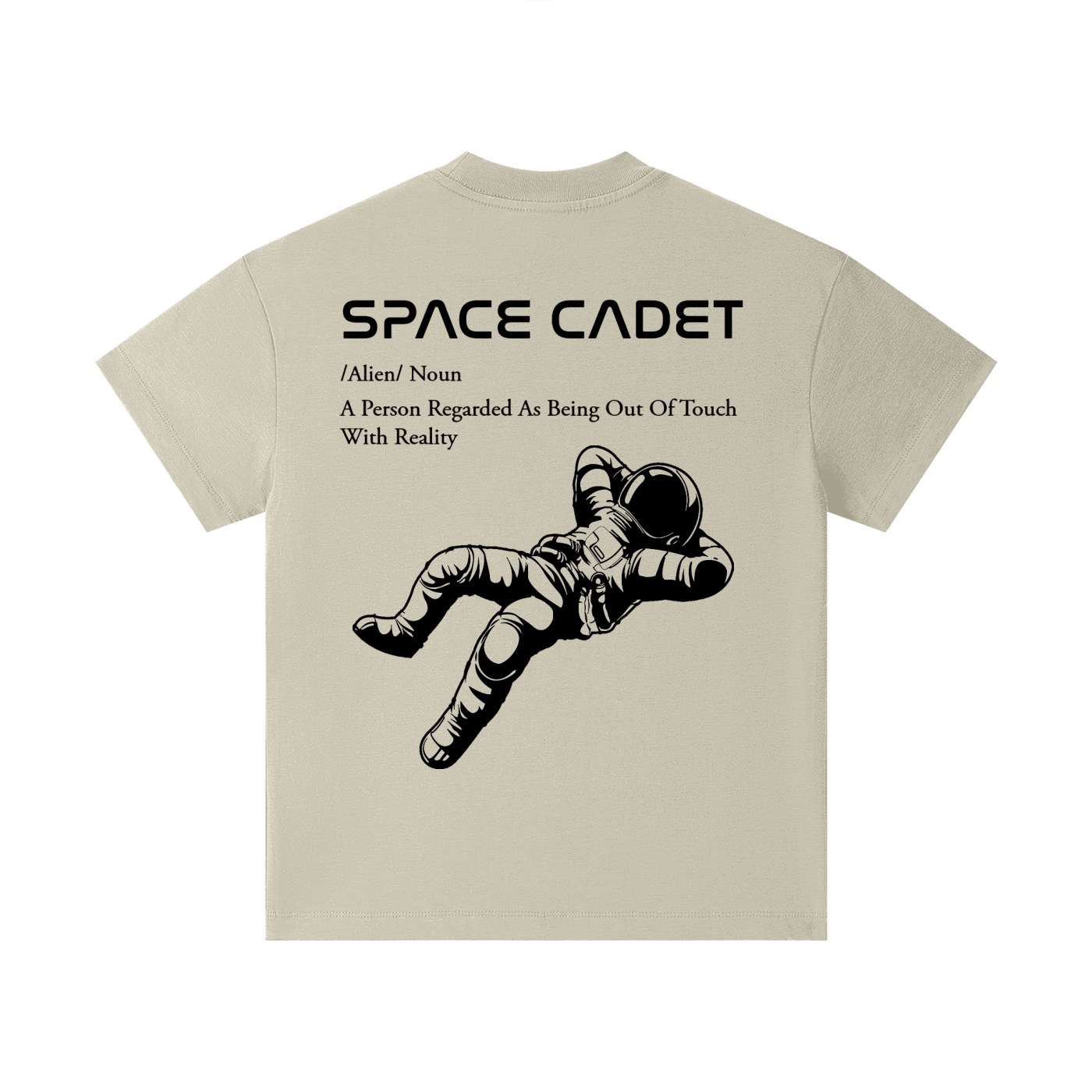 V1 Space Cadet Black Print Kids T-Shirt