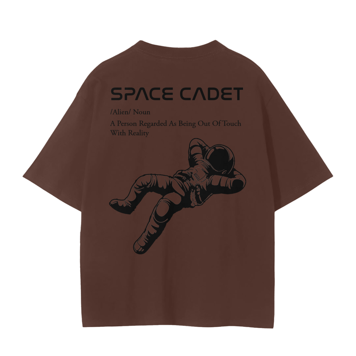 V1 Space Cadet Black Print T-Shirt