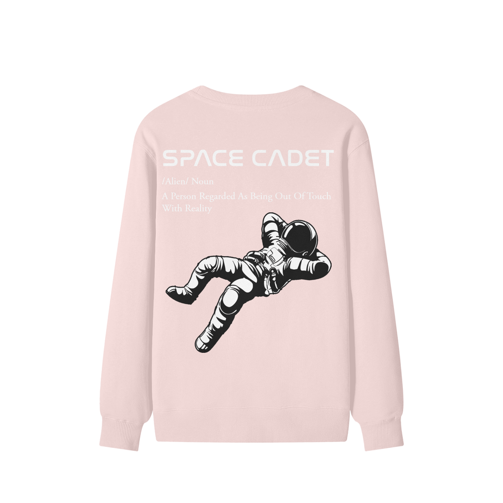 V1 Space Cadet White Print Sweater