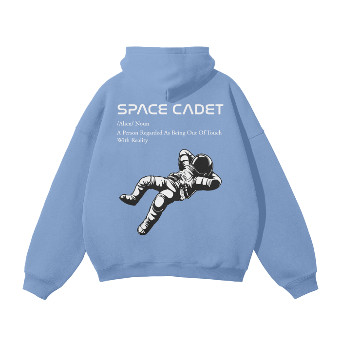 V1 Space Cadet Hoodie White Print