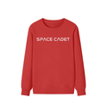 V1 Space Cadet White Print Sweater