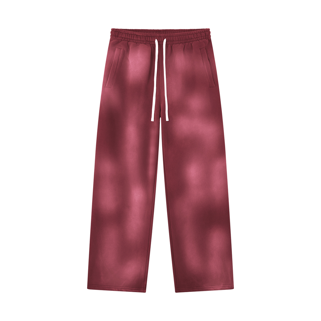 Space Cadet Sun fade Wide Leg Fleece Sweatpants