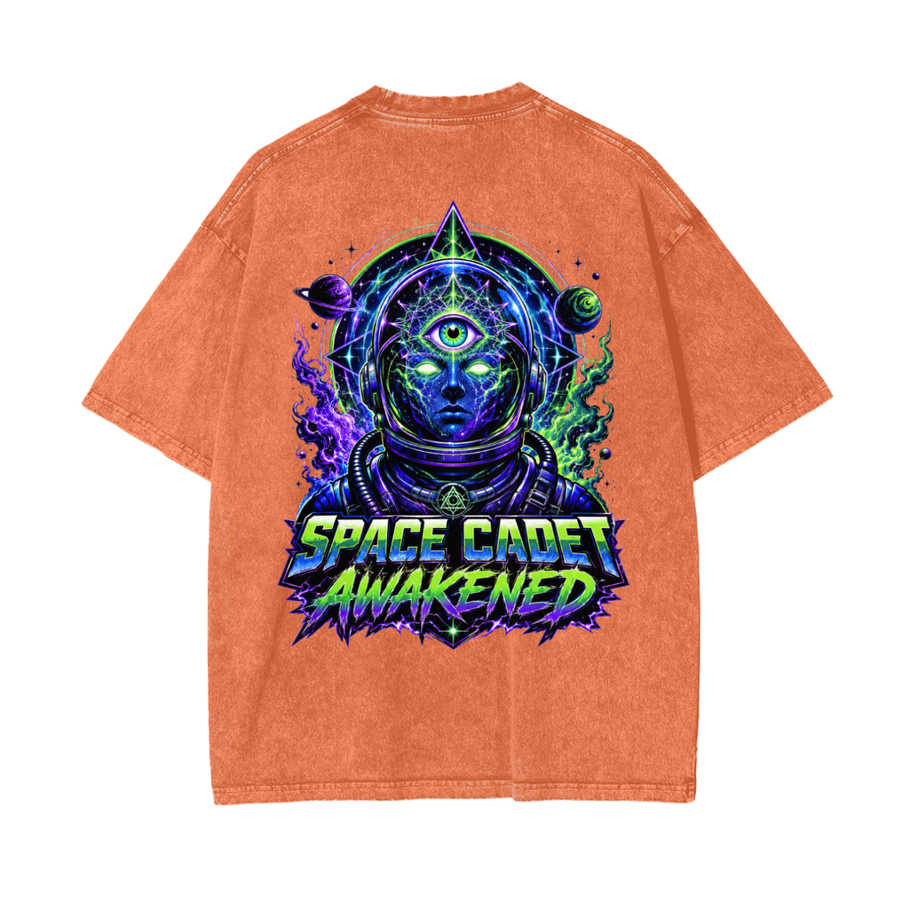Space Cadet Awakened Snow Washed T-Shirt