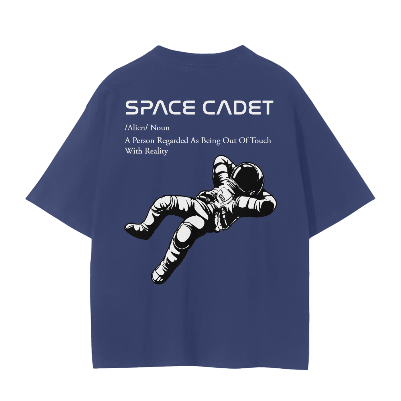 V1 Space Cadet White Print T-Shirt
