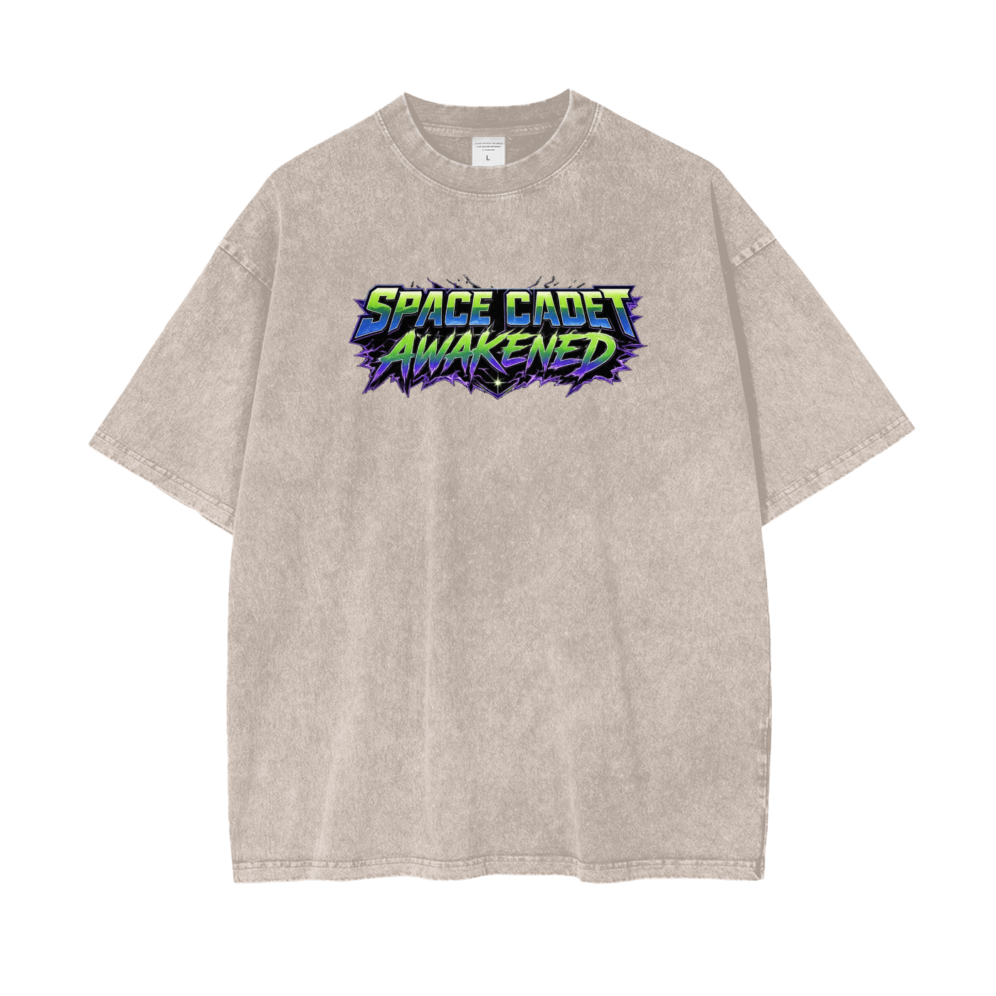 Space Cadet Awakened Snow Washed T-Shirt