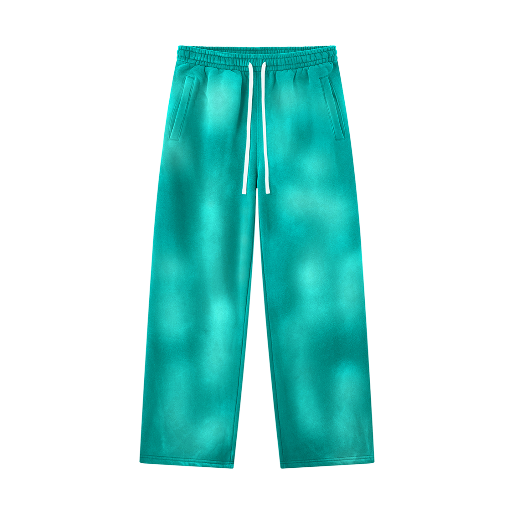 Space Cadet Sun fade Wide Leg Fleece Sweatpants